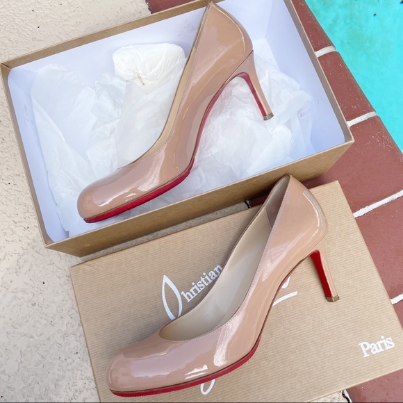 Louboutin Nude Heels - Picture 5 of 10
